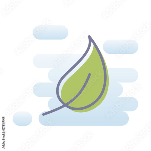 Eco Leaf vector icon