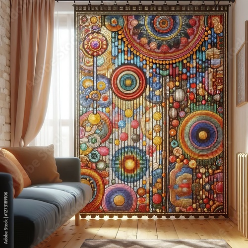 Beaded Curtain Panels