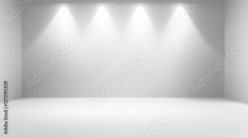 Wallpaper Mural Blank light grey blurred background with radial gradient. Studio room backdrop. vignette photo effect. White gray empty template gradient illustration Torontodigital.ca