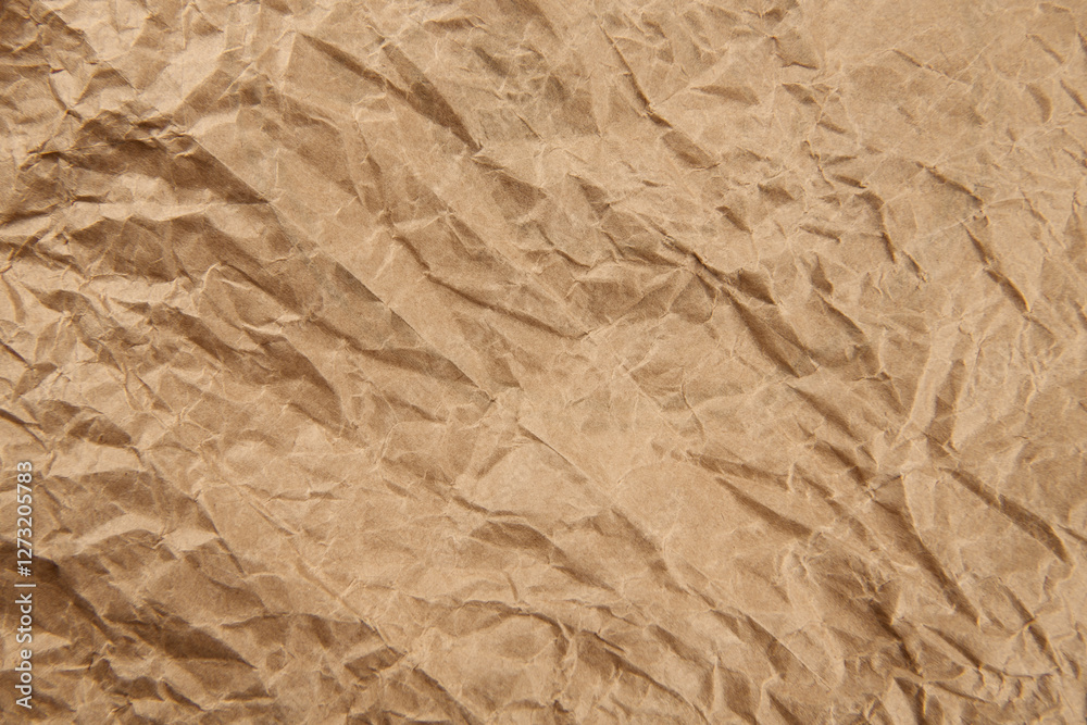 Brown crumpled paper background vignette Brown crumpled paper background vignette