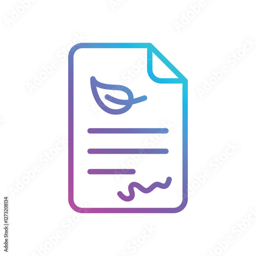 Eco Agreement vector icon