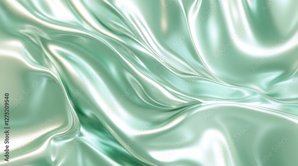 Obraz premium Light green shiny background. Vector template eps 10