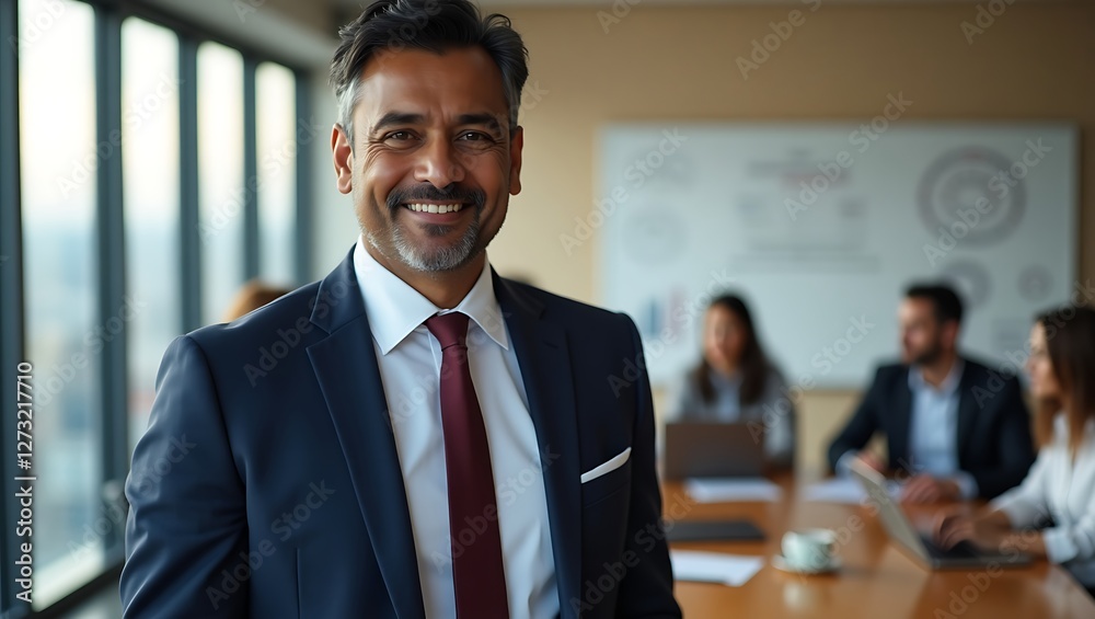Indian Businessman Leading a Professional Workshop for Team Members , Corporate Training and Development Session Indian Businessman Leading a Professional Workshop for Team Members , Corporate Training and Development Session