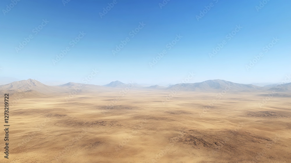 stunning desert view with hills and blue sky image stunning desert view with hills and blue sky image