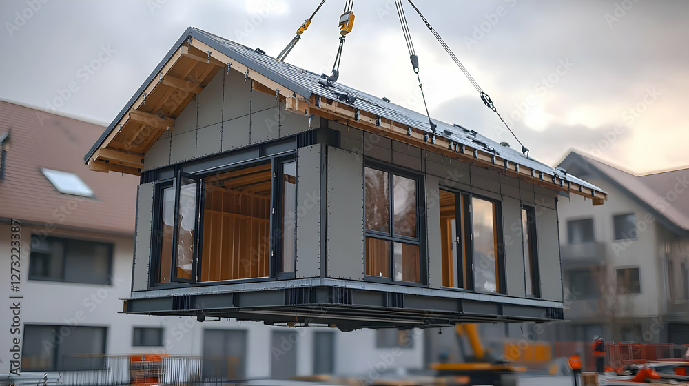 Prefab Home Construction: A Modern Modular House Prefab Home Construction: A Modern Modular House