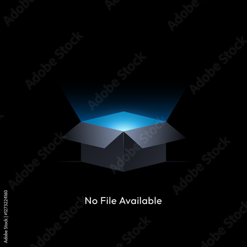 No file available, no search results found in a system data not available illustration. Missing file sign .Illustration vector.
