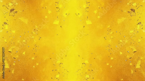 Golden Legacy: Retro Grunge Luxe with Distressed Foil and Vintage Elegance.