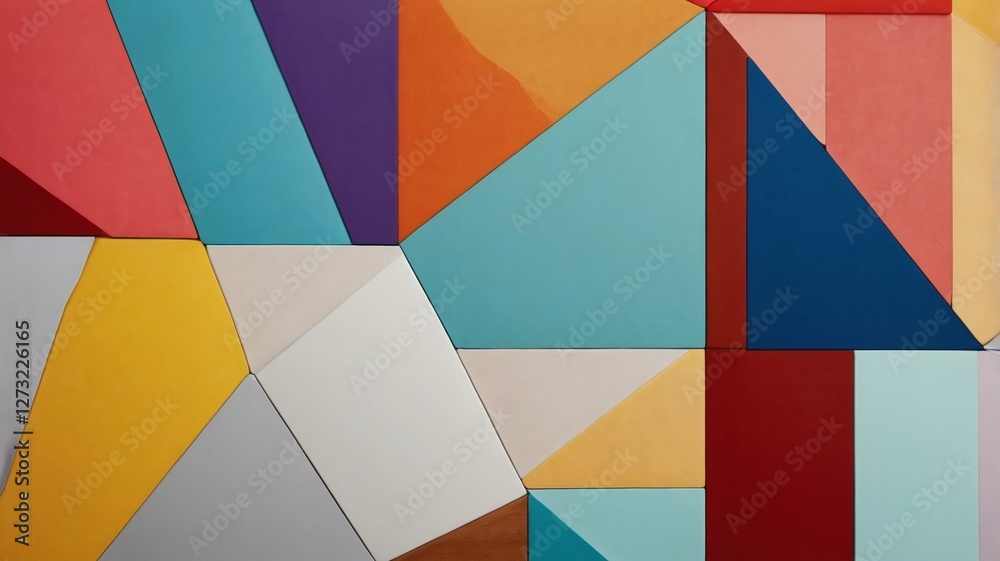 Colorfull geometric shapes abstract background Colorfull geometric shapes abstract background