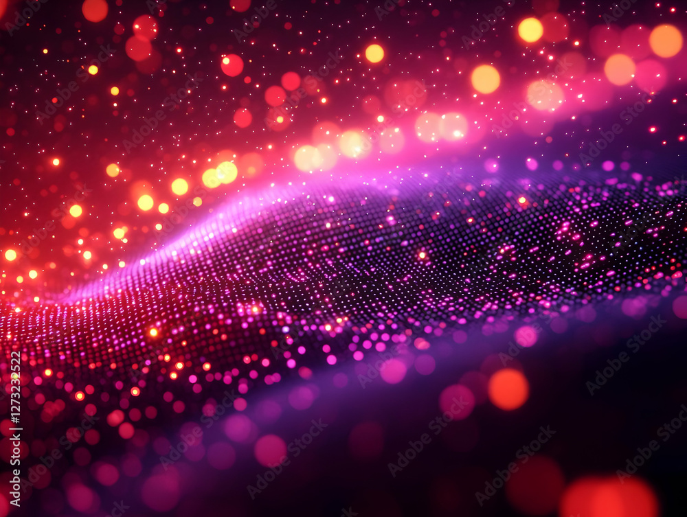Abstract 3D Background Purple Pink Glow Abstract 3D Background Purple Pink Glow