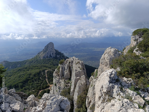 Mountains Santa Maria Navaresse in Sardigna photo