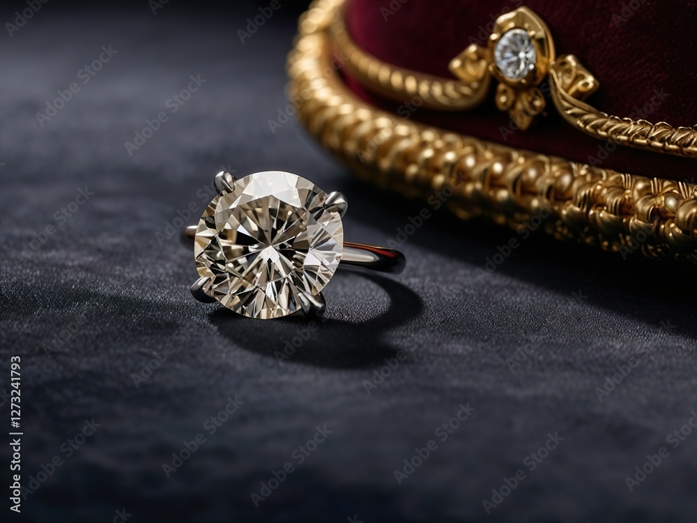 diamond ring with diamonds