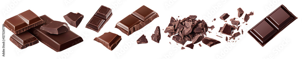 Gourmet Dark Chocolate with Crumbs and Cracks Gourmet Dark Chocolate with Crumbs and Cracks