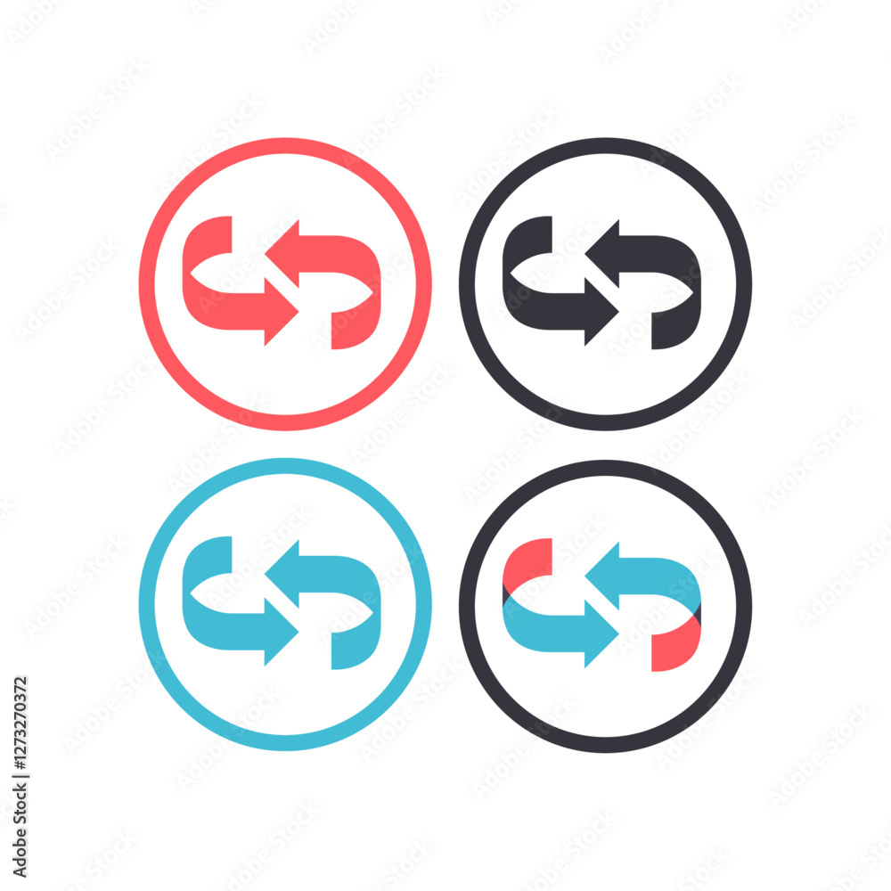 Arrows data transfer icon template. Exchange arrow icons, Swap icon with two arrows symbol Arrows data transfer icon template. Exchange arrow icons, Swap icon with two arrows symbol