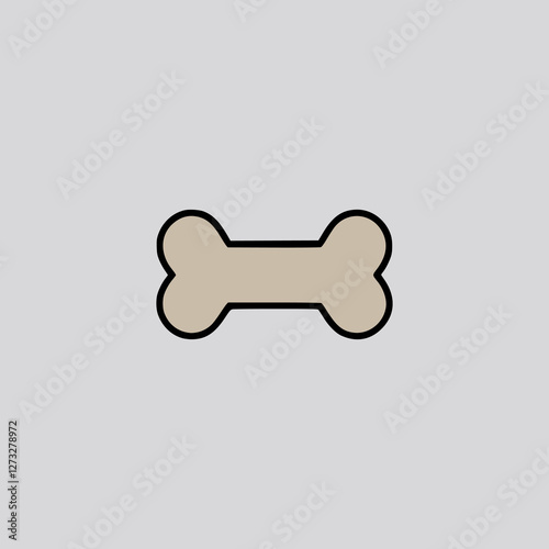 dog bone toy accessories pet care logo vector illustration template design