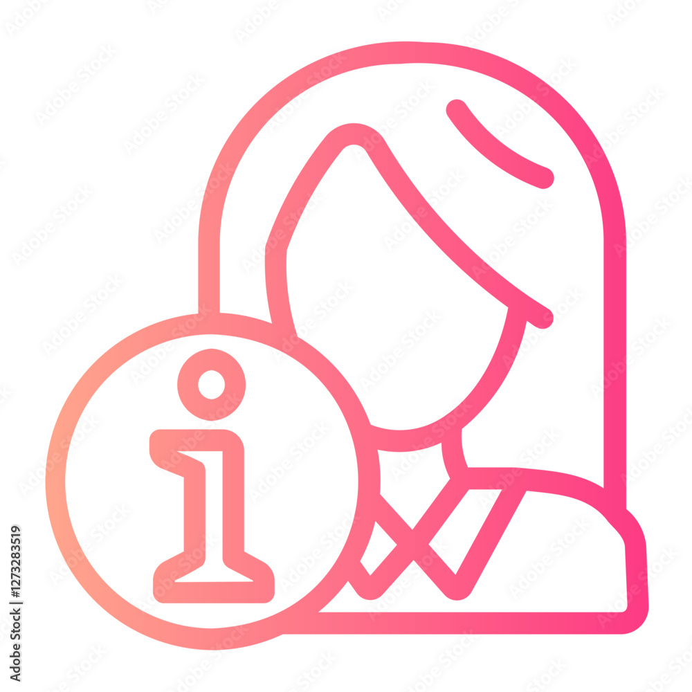Customer Service gradient icon Customer Service gradient icon