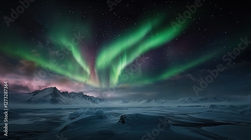 Wallpaper Mural A Darkening Sky: Emotions Captured in Watercolor Painting of Nature's Mood Torontodigital.ca