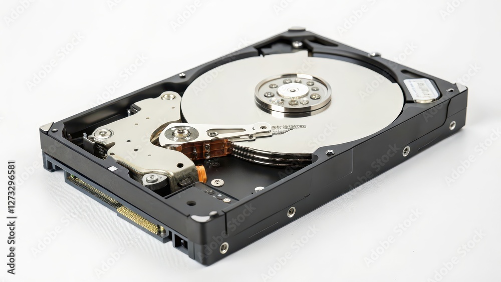 Hard Disk Drive on White Background Hard Disk Drive on White Background