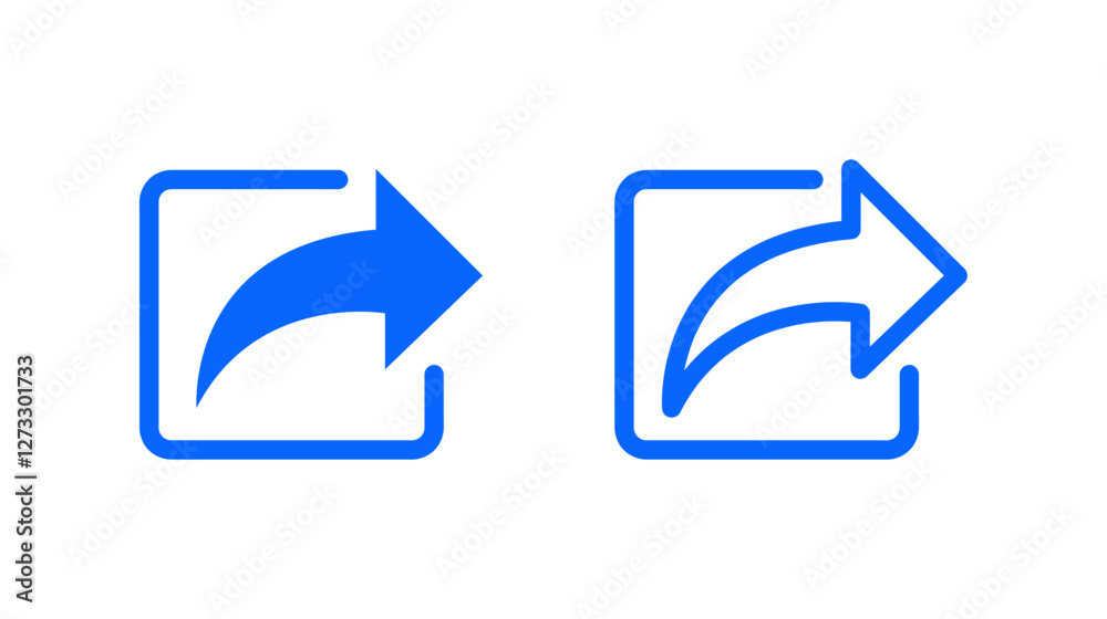 Set of Directional Arrow Icons for User Interface Set of Directional Arrow Icons for User Interface