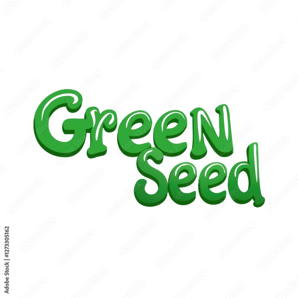 Green Seed Logo: Eco-Friendly Branding and Imagery Green Seed Logo: Eco-Friendly Branding and Imagery
