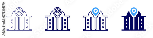 Office breakroom supplies icon in 4 different styles. Thin Line, Line, Bold Line, Duotone. Duotone style. Editable stroke