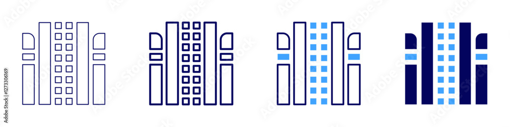 Office creative space icon in 4 different styles. Thin Line, Line, Bold Line, Duotone. Duotone style. Editable stroke Office creative space icon in 4 different styles. Thin Line, Line, Bold Line, Duotone. Duotone style. Editable stroke