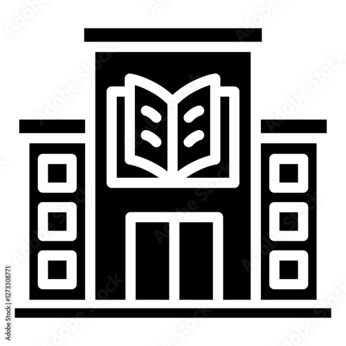 Library  Icon Element For Design