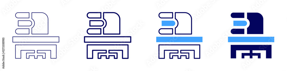 Office networking icon in 4 different styles. Thin Line, Line, Bold Line, Duotone. Duotone style. Editable stroke Office networking icon in 4 different styles. Thin Line, Line, Bold Line, Duotone. Duotone style. Editable stroke