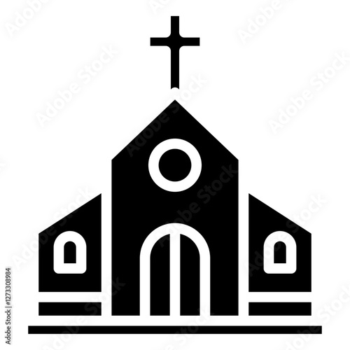 Church  Icon Element For Design