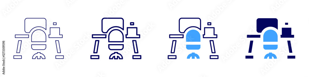 Office seating icon in 4 different styles. Thin Line, Line, Bold Line, Duotone. Duotone style. Editable stroke Office seating icon in 4 different styles. Thin Line, Line, Bold Line, Duotone. Duotone style. Editable stroke