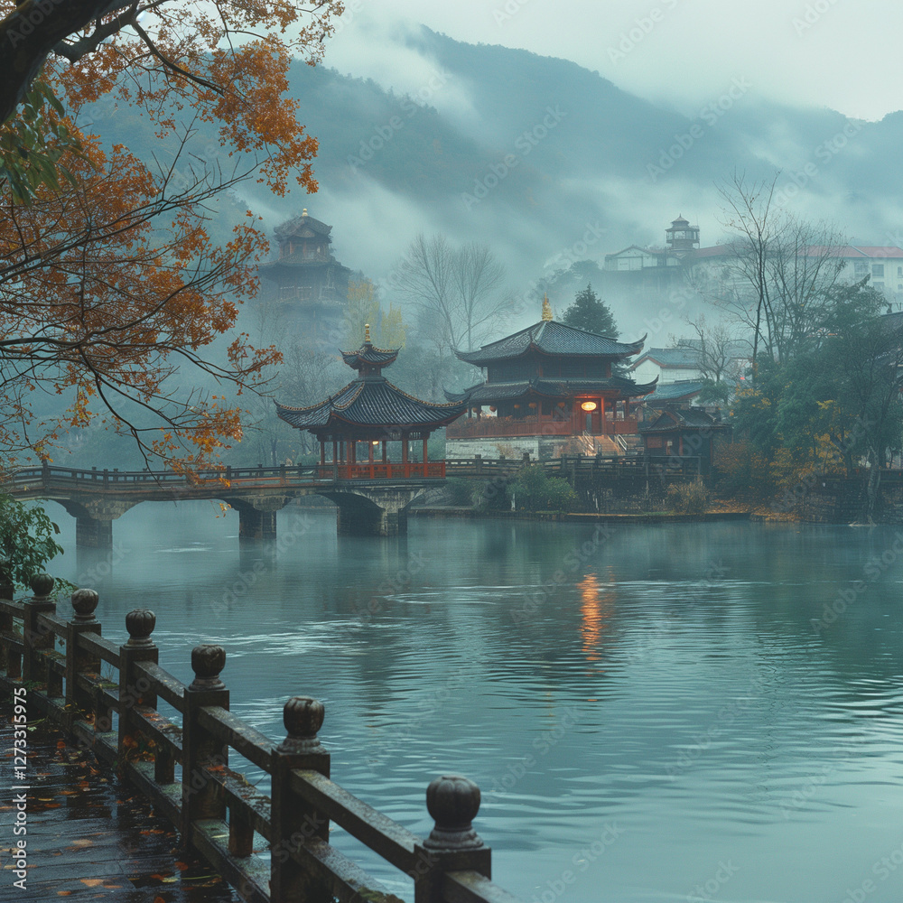Fototapeta premium Dujiangyan Irrigation System