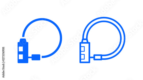 Vibrant Pink Dual USB Adapter Cable for Devices