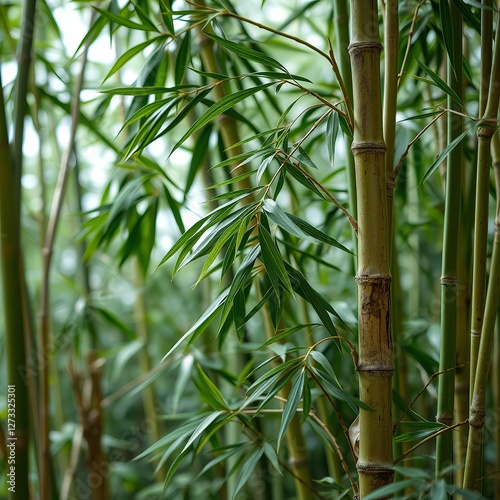 bamboo forest in the morning