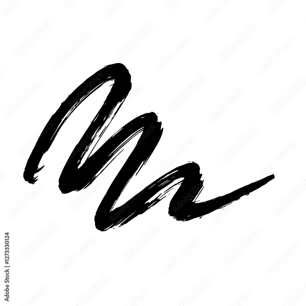 Dry Brush Grunge Wave Stroke Texture Dry Brush Grunge Wave Stroke Texture