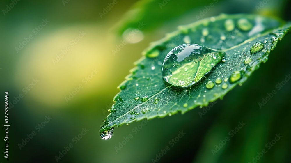 Fototapeta premium Leaf & Droplet 