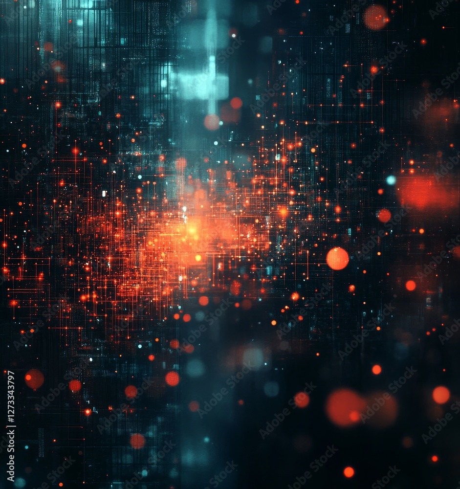 Fototapeta premium Emerald Green Gradient Background with a Soft Grainy Texture, Generative AI