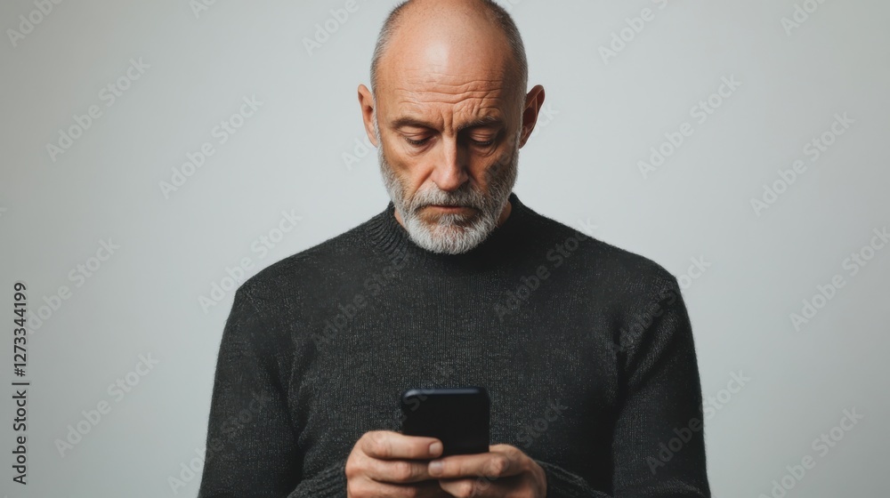 Withdrawal symptoms cause confusion. A person looking at a clock, seemingly lost in thought Withdrawal symptoms cause confusion. A person looking at a clock, seemingly lost in thought