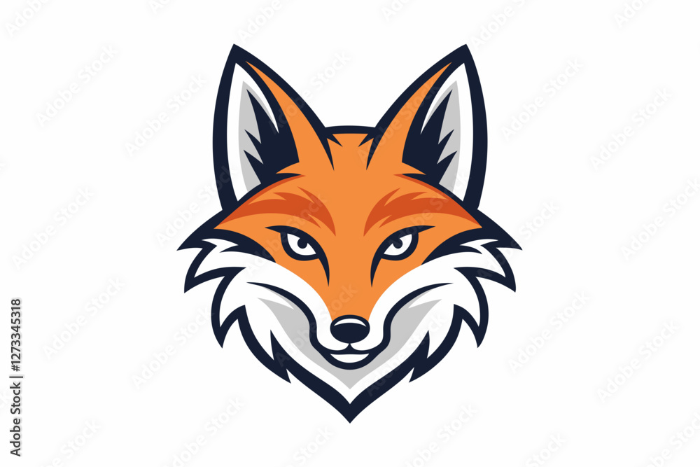 Fototapeta premium red fox head