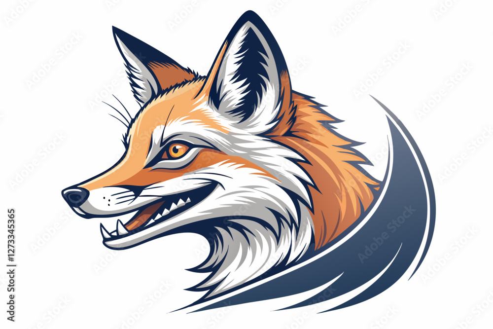 Obraz premium red fox head