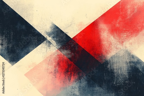 Minimalist Abstract Business Design with Grainy Texture, Generative AI