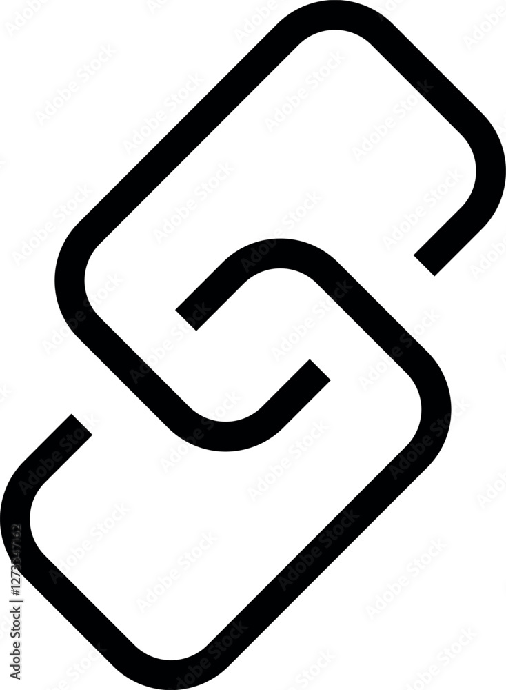 Link icon, internet url symbol connect button. Vector icons Link icon, internet url symbol connect button. Vector icons