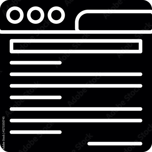 Website Search Icon
