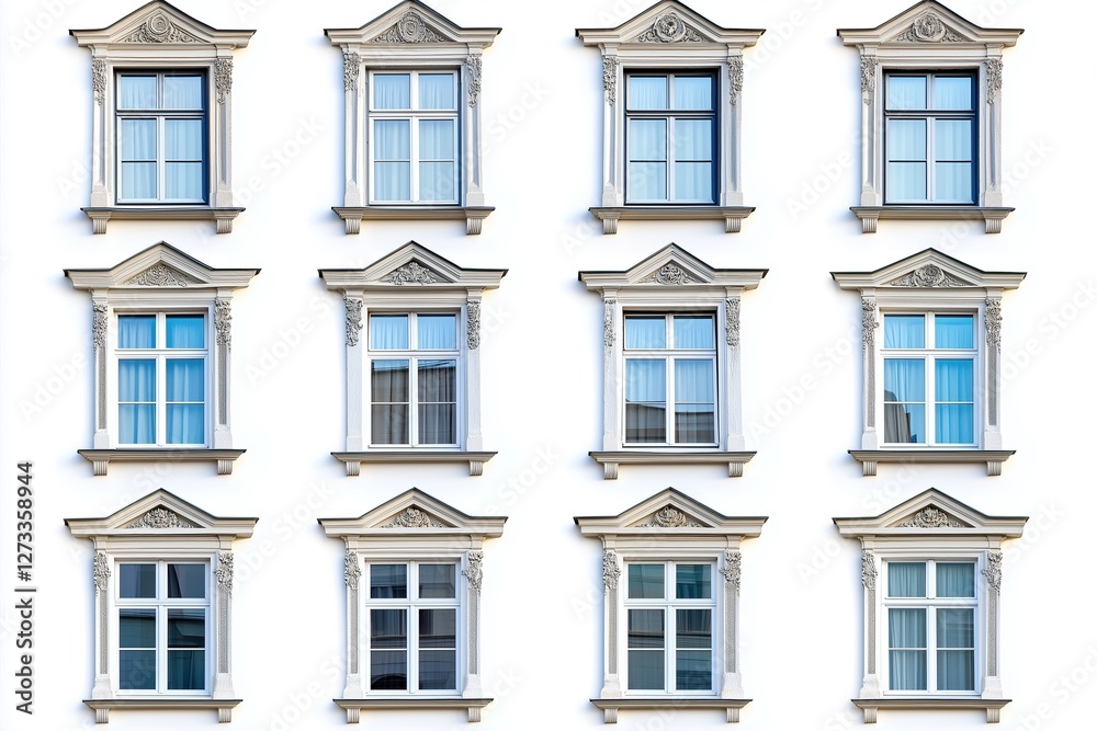 Obraz premium Building Window Set (16 Designs) 