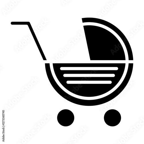 Babysitting glyph icon