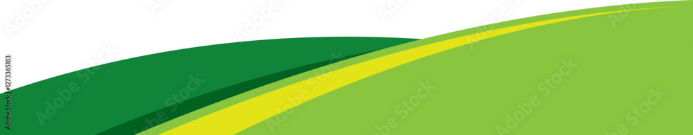 Fototapeta premium Business Curve Footer