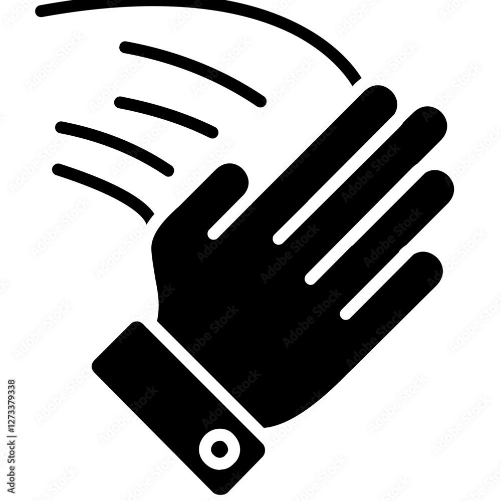 Obraz premium Hand Rag Icon