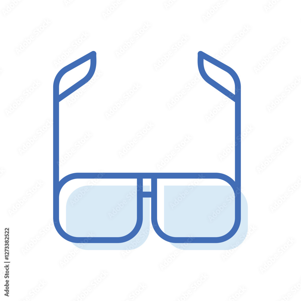 Sunglasses vector icon Sunglasses vector icon