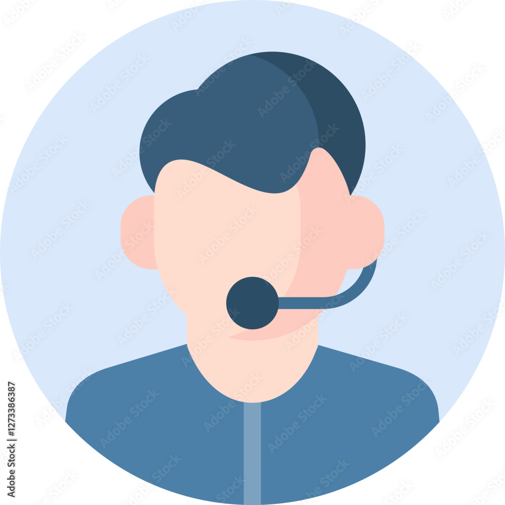 Customer Support Icon Vector Element Customer Support Icon Vector Element
