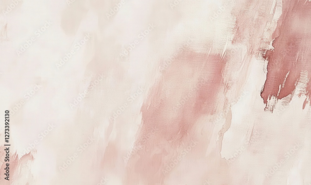 Fototapeta premium Pink and white brush strokes create texture for backgrounds, art prints, websites, invitations