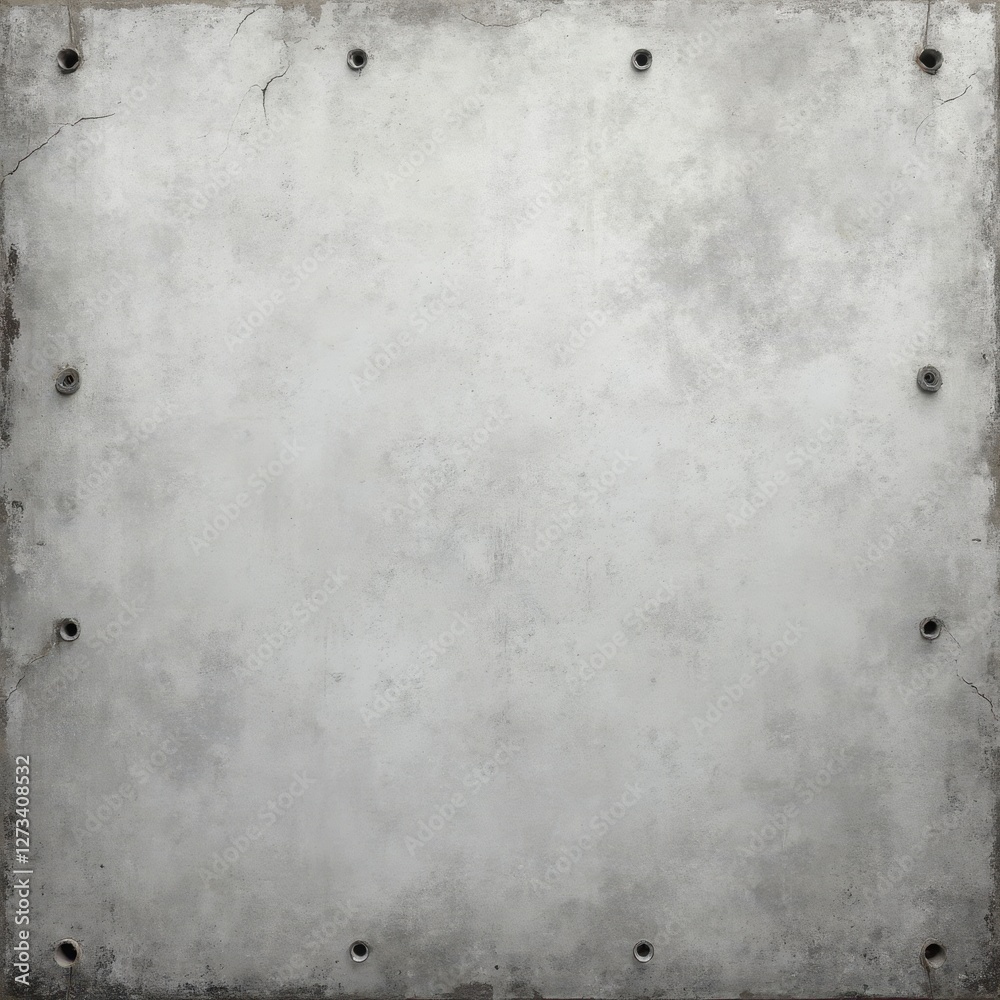 Fototapeta premium A raw industrial-style background featuring a rough concrete wall with visible cracks, stains, and subtle imperfections