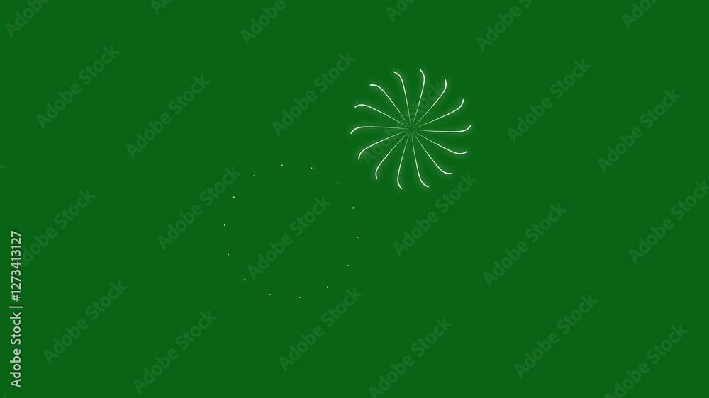 Shiny Circle Blast and Fireworks Explosion Animation for Green Screen 4K Shiny Circle Blast and Fireworks Explosion Animation for Green Screen 4K